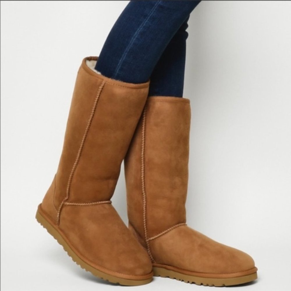 UGG Classic II Tall Boots in Chestnut Color - Picture 2 of 13